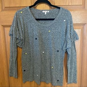 ⚽️ 4/$20 Sundry long sleeve star shirt